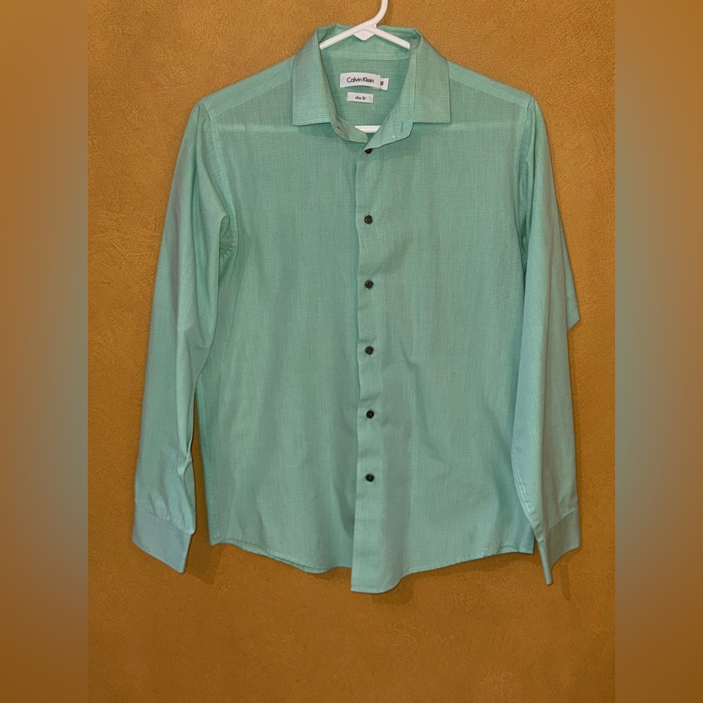 Calvin Klein Green Slim Fit Shirt